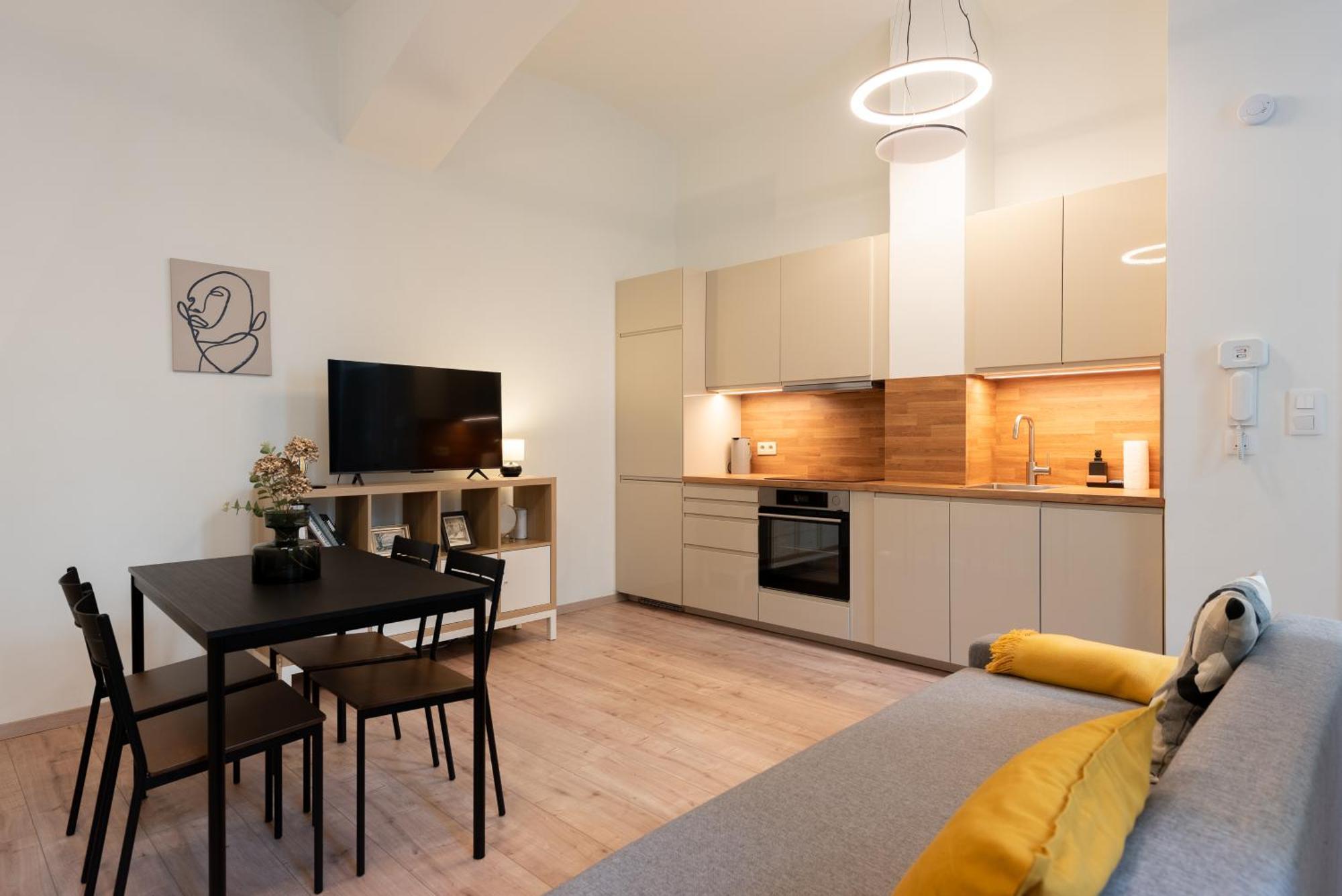 Eclectic And Design Duplex In Apartment Prague